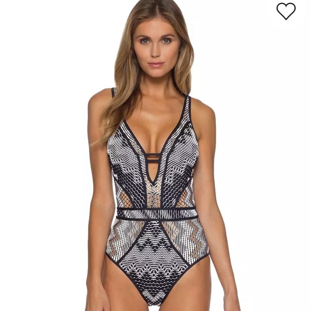 BECCA “Show and Tell” Wave One Piece Swimsuit